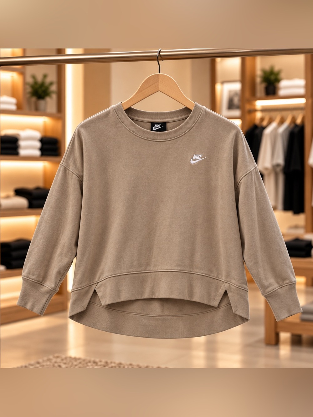 Nike Women’s Brown Sweatshirt Size Large Like New